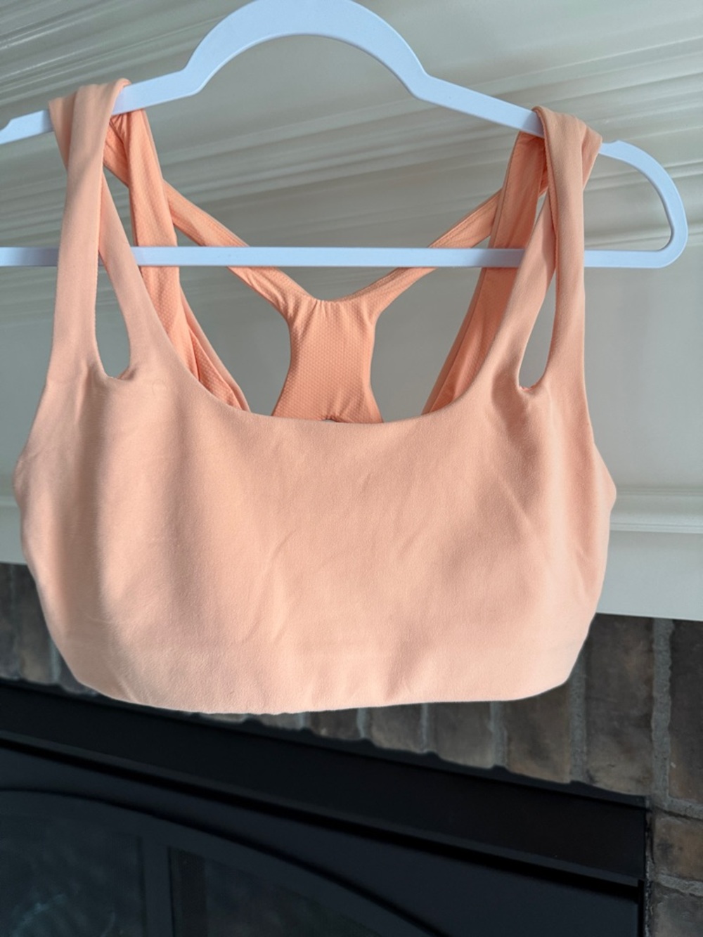 Athleta Peach Racerback Sports Bralette